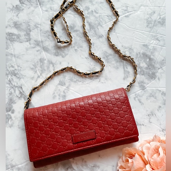 SOLD! GUCCI Micro Guccissima GG Continental Wallet - Picture 4 of 11